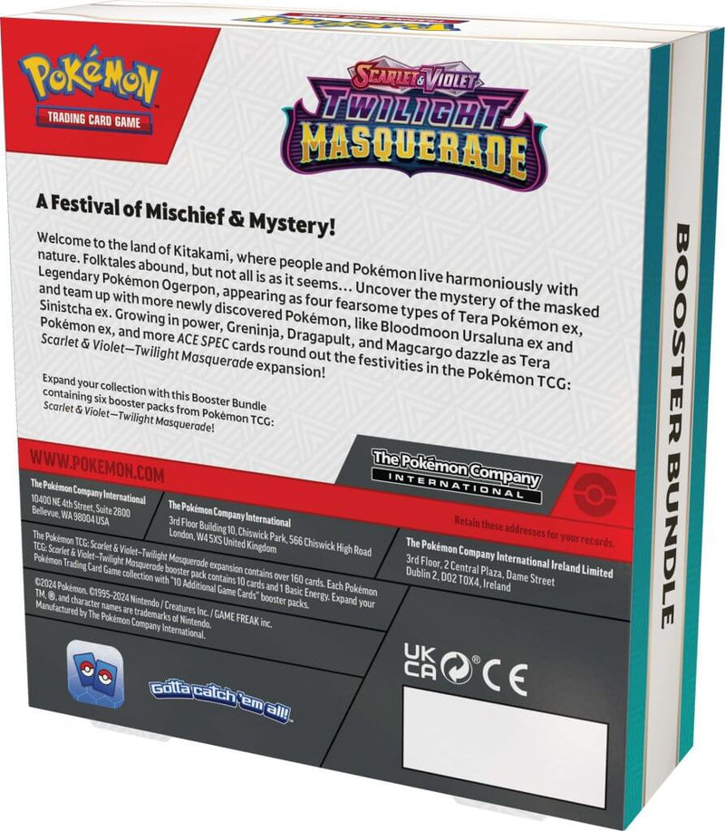 Pokemon TCG: Scarlet & Violet 6 Twilight Masquerade Booster Bundle