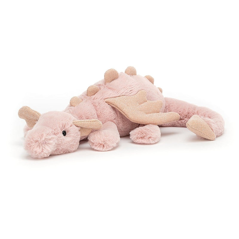 JELLYCAT ROSE DRAGON HUGE PINK 18X66X19 CM