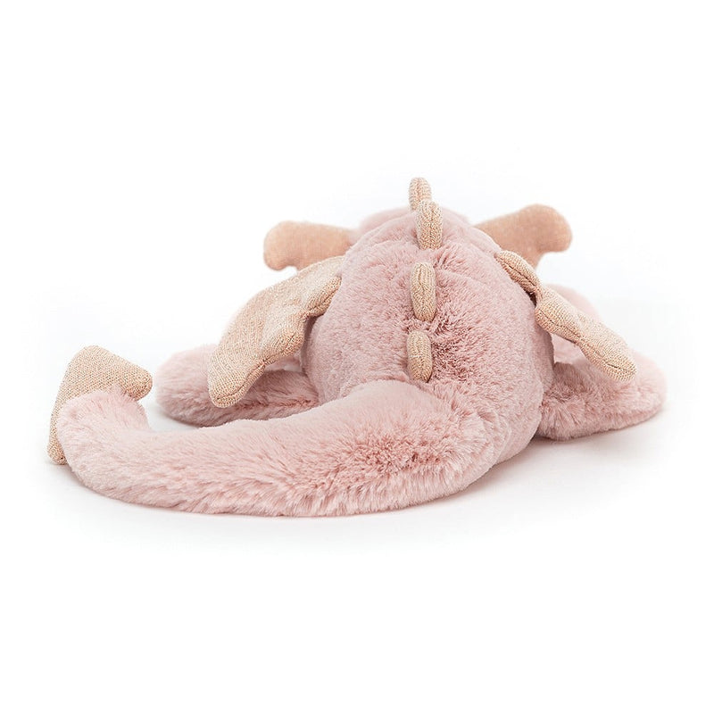 JELLYCAT ROSE DRAGON MEDIUM PINK 14X50X12 CM