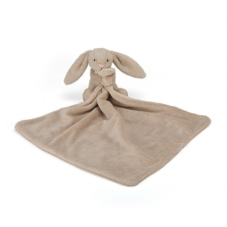 JELLYCAT BASHFUL BEIGE BUNNY SOOTHER BROWN 34X34X15 CM