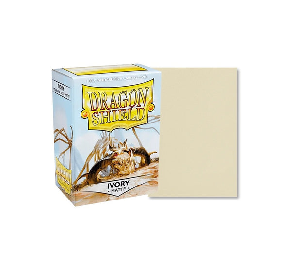 Dragon Shield: Ivory - Matte Sleeves - Standard Size (100)