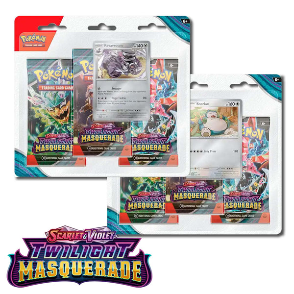 Pokemon TCG: Scarlet & Violet 6 Twilight Masquerade Three Booster Blister