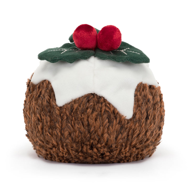 JELLYCAT AMUSEABLES CHRISTMAS PUDDING BROWN 12X13X17 CM