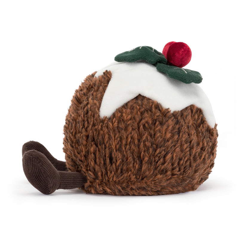 JELLYCAT AMUSEABLES CHRISTMAS PUDDING BROWN 12X13X17 CM