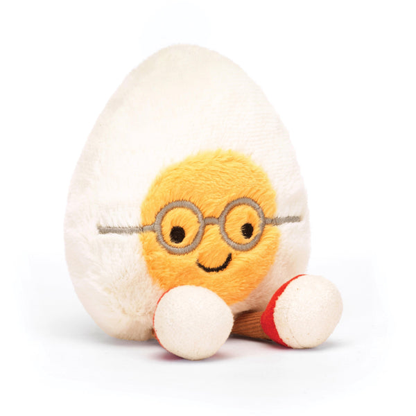 JELLYCAT AMUSEABLE BOILED EGG GEEK CREAM 22X44X16 CM