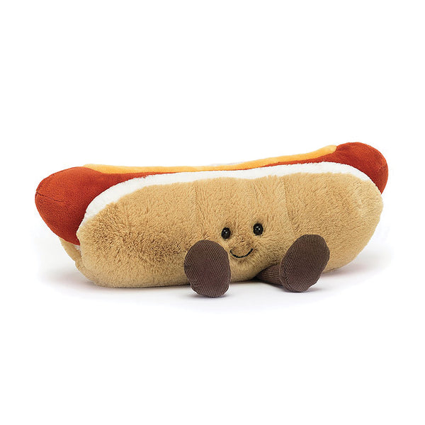 JELLYCAT AMUSEABLE HOT DOG MULTI-COLOURED 11X5X5 CM