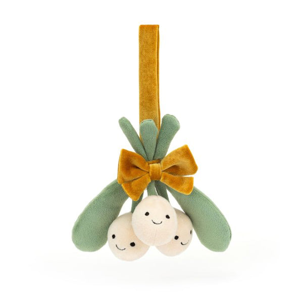 JELLYCAT AMUSEABLES MISTLETOE CREAM 4X19X17 CM