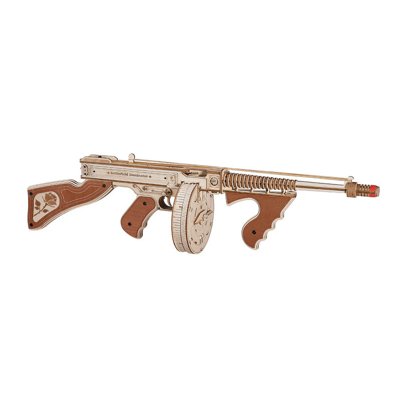 Robotime ROKR Thompson Submachine Toy Gun 3D Wooden Puzzle LQB01