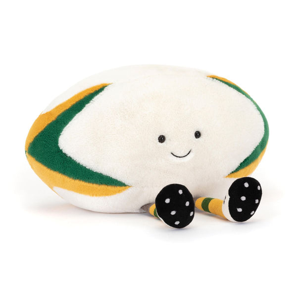 JELLYCAT AMUSEABLES SPORTS AUSTRALIAN RUGBY BALL MULTI-COLOUR 36X58X27 CM