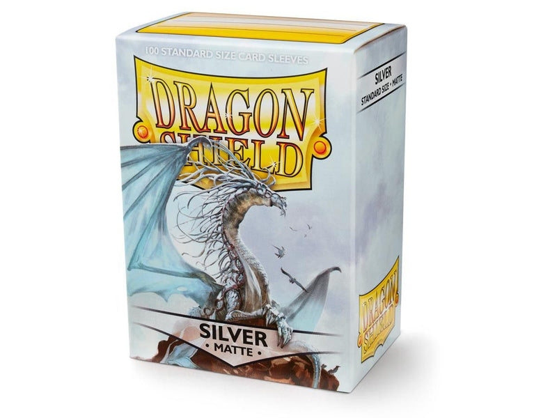 Dragon Shield: Silver - Matte Sleeves - Standard Size