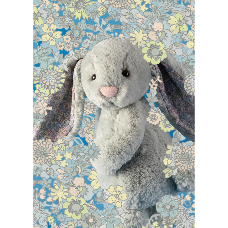 JELLYCAT BLOSSOM BASHFUL SILVER BUNNY ORIGINAL (MED) SILVER 9X12X31 CM