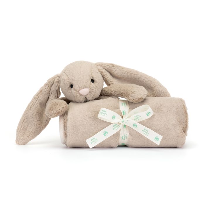 JELLYCAT BASHFUL BEIGE BUNNY BLANKIE 9X70X56 CM