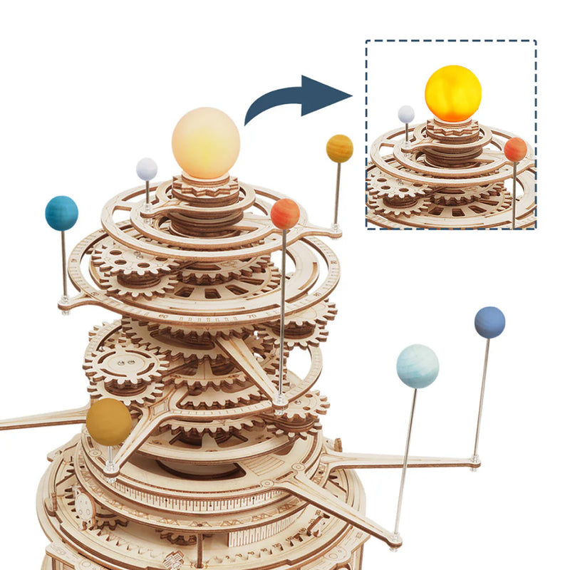 Robotime ROKR Mechanical Orrery ST001 3D Wooden Puzzle