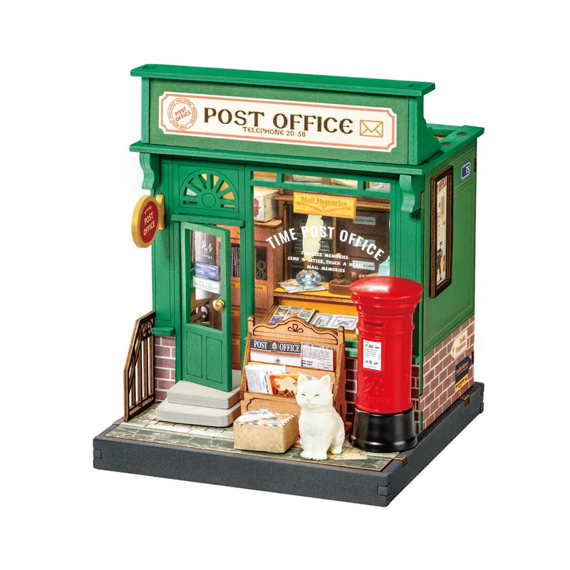 Robotime Rolife Century Post Office DIY Miniature House DS037