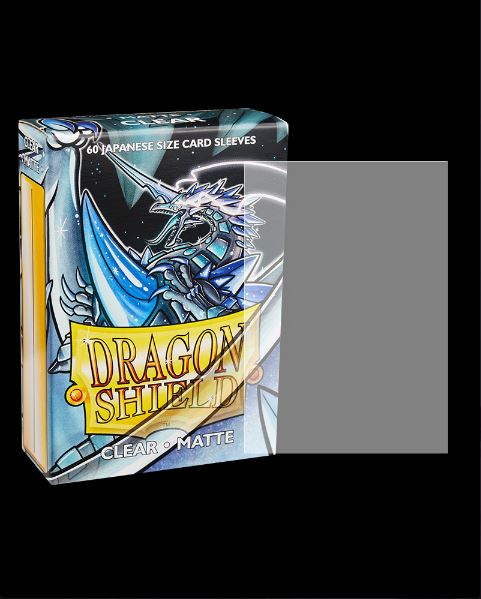 Dragon Shield: Clear - Matte Sleeves - Japanese Size