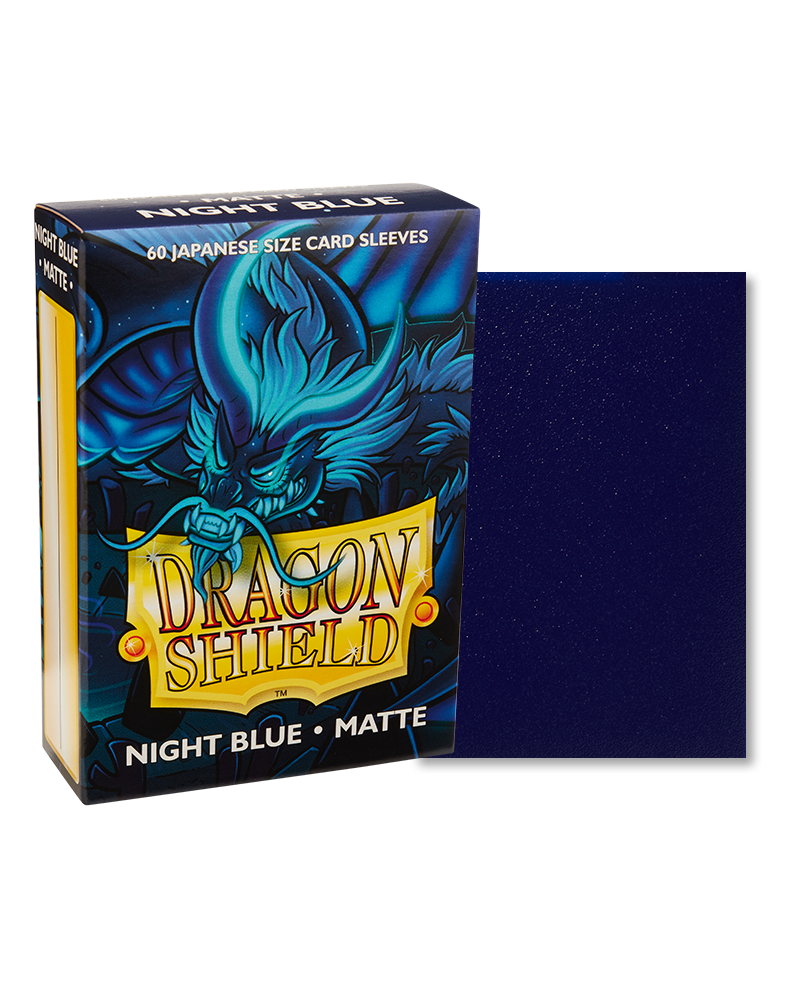 Dragon Shield: Night Blue - Matte Sleeves - Japanese Size