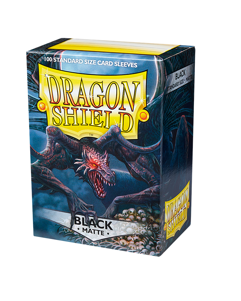 Dragon Shield: Black - Matte Sleeves - Standard Size