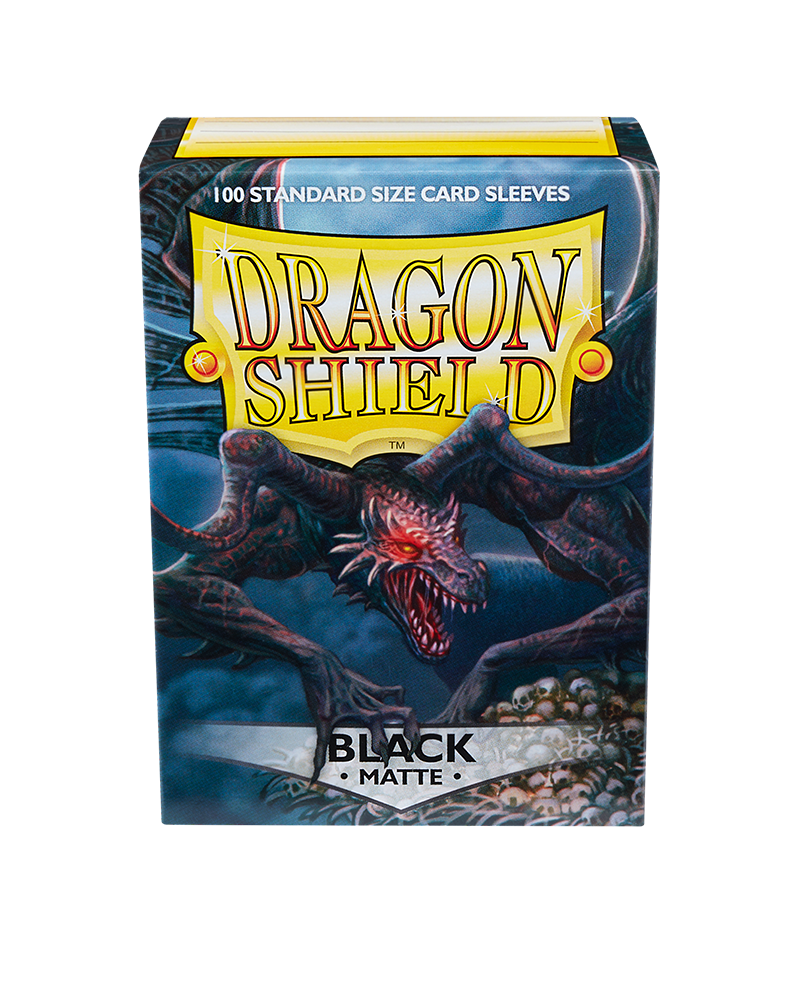 Dragon Shield: Black - Matte Sleeves - Standard Size