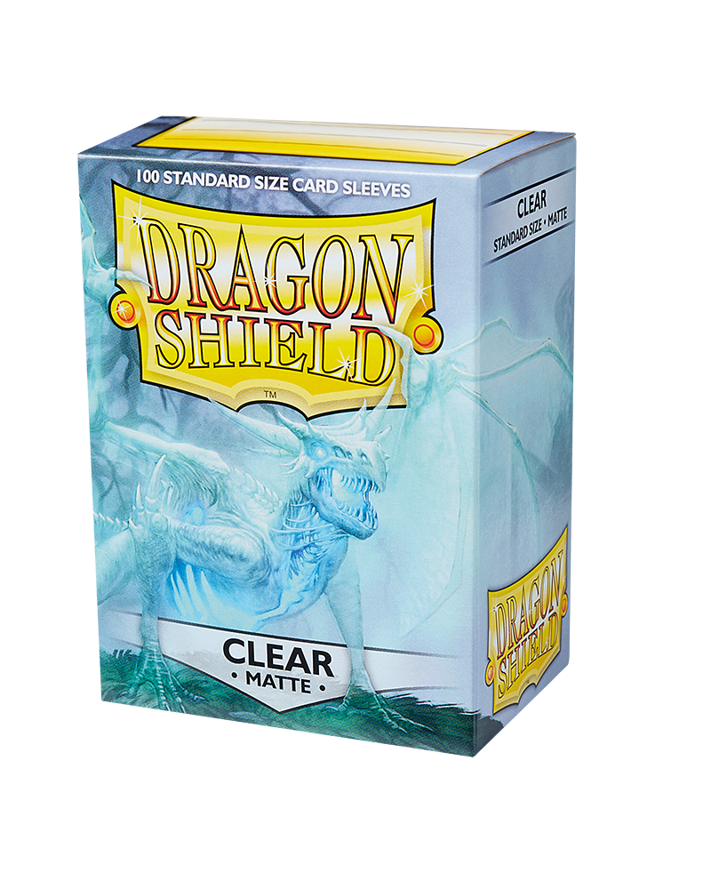 Dragon Shield: Clear - Matte Sleeves - Standard Size