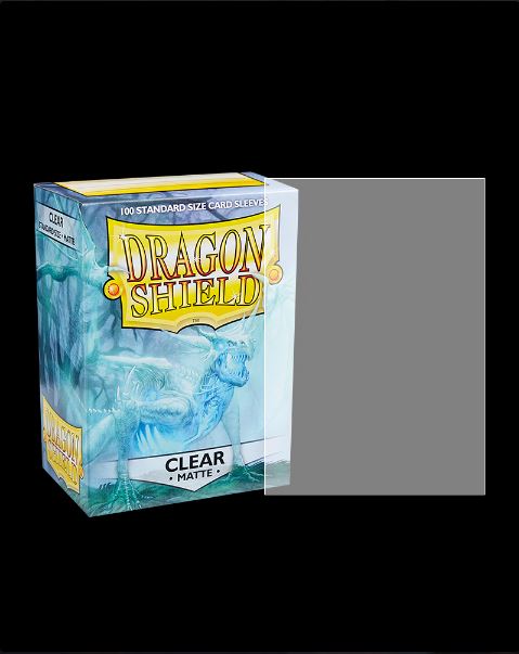 Dragon Shield: Clear - Matte Sleeves - Standard Size