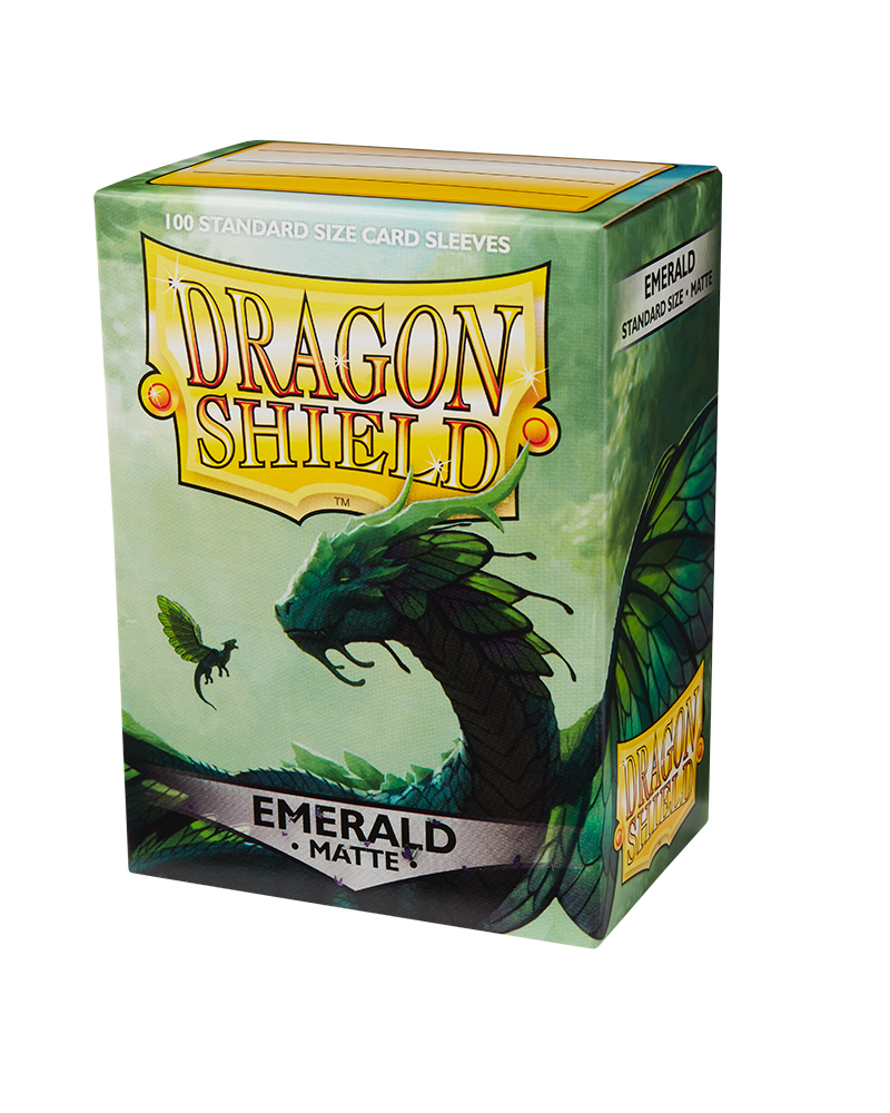 Dragon Shield: Emerald - Matte Sleeves - Standard Size