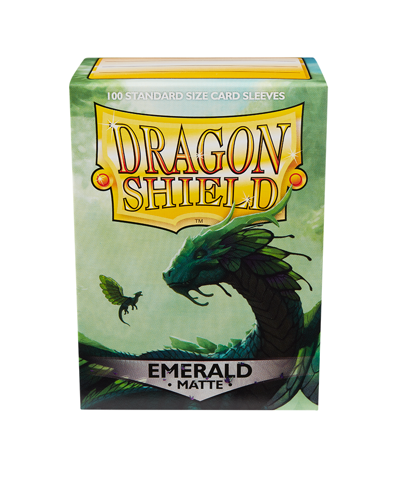 Dragon Shield: Emerald - Matte Sleeves - Standard Size