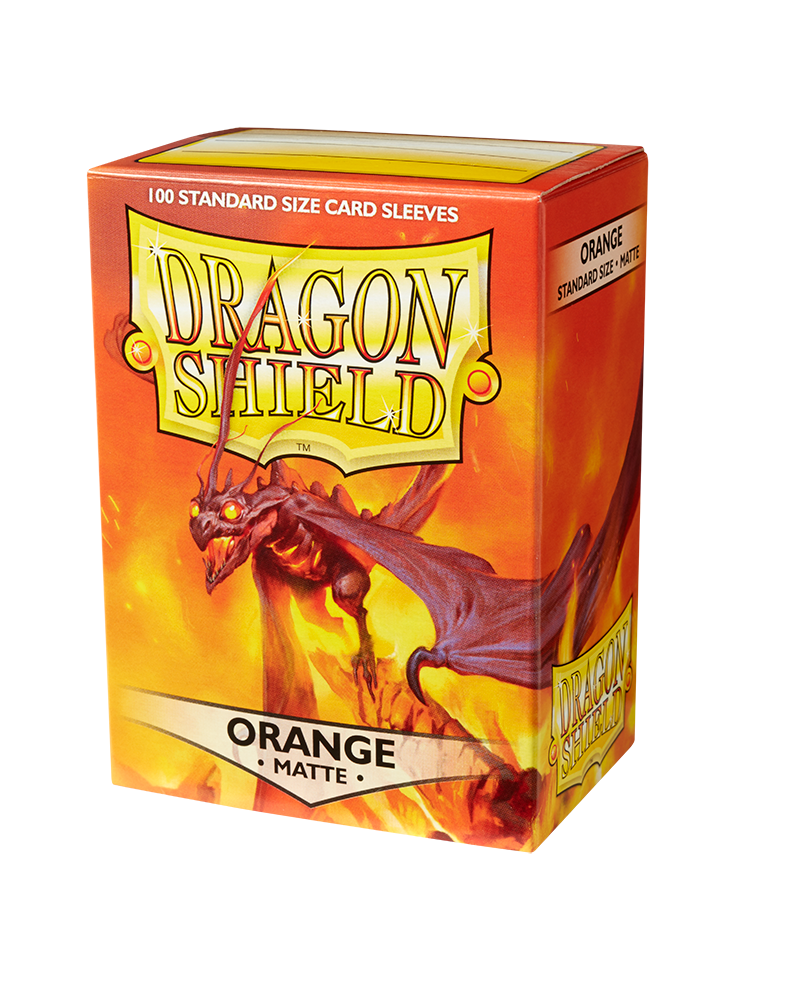 Dragon Shield: Orange - Matte Sleeves - Standard Size