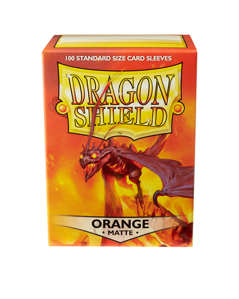 Dragon Shield: Orange - Matte Sleeves - Standard Size