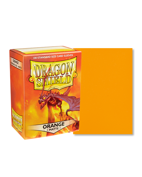 Dragon Shield: Orange - Matte Sleeves - Standard Size