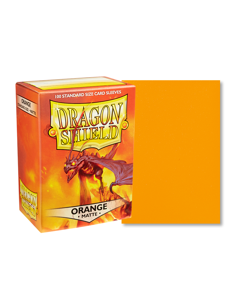 Dragon Shield: Orange - Matte Sleeves - Standard Size