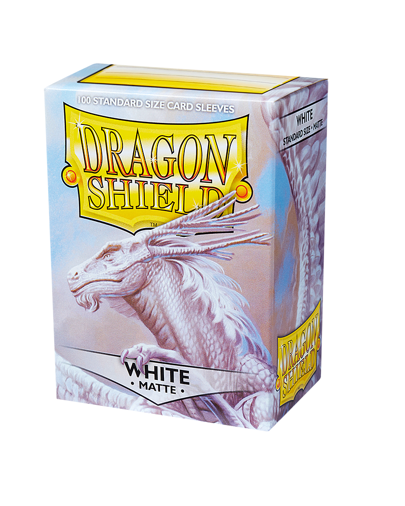 Dragon Shield: White - Matte Sleeves - Standard Size