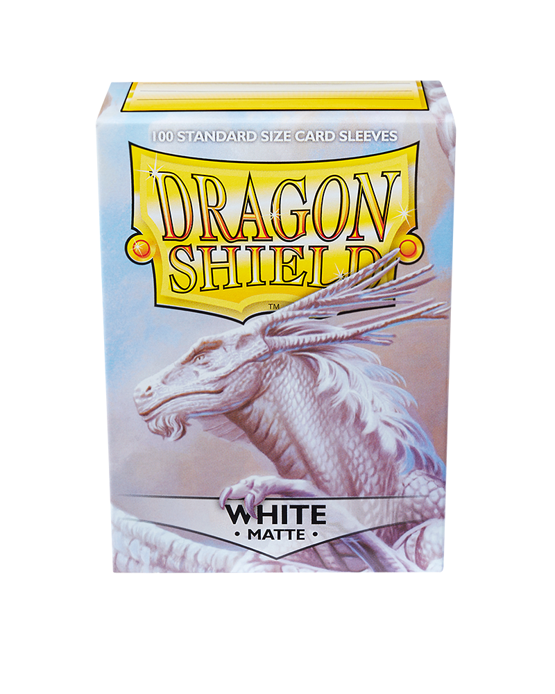 Dragon Shield: White - Matte Sleeves - Standard Size