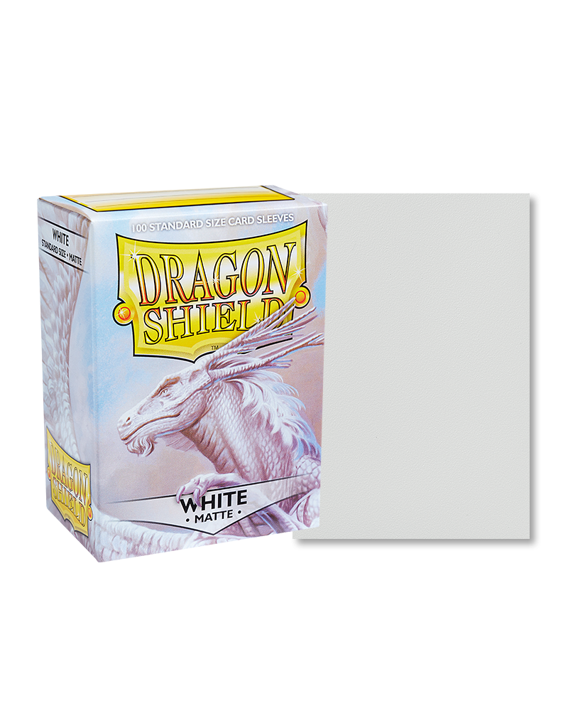 Dragon Shield: White - Matte Sleeves - Standard Size