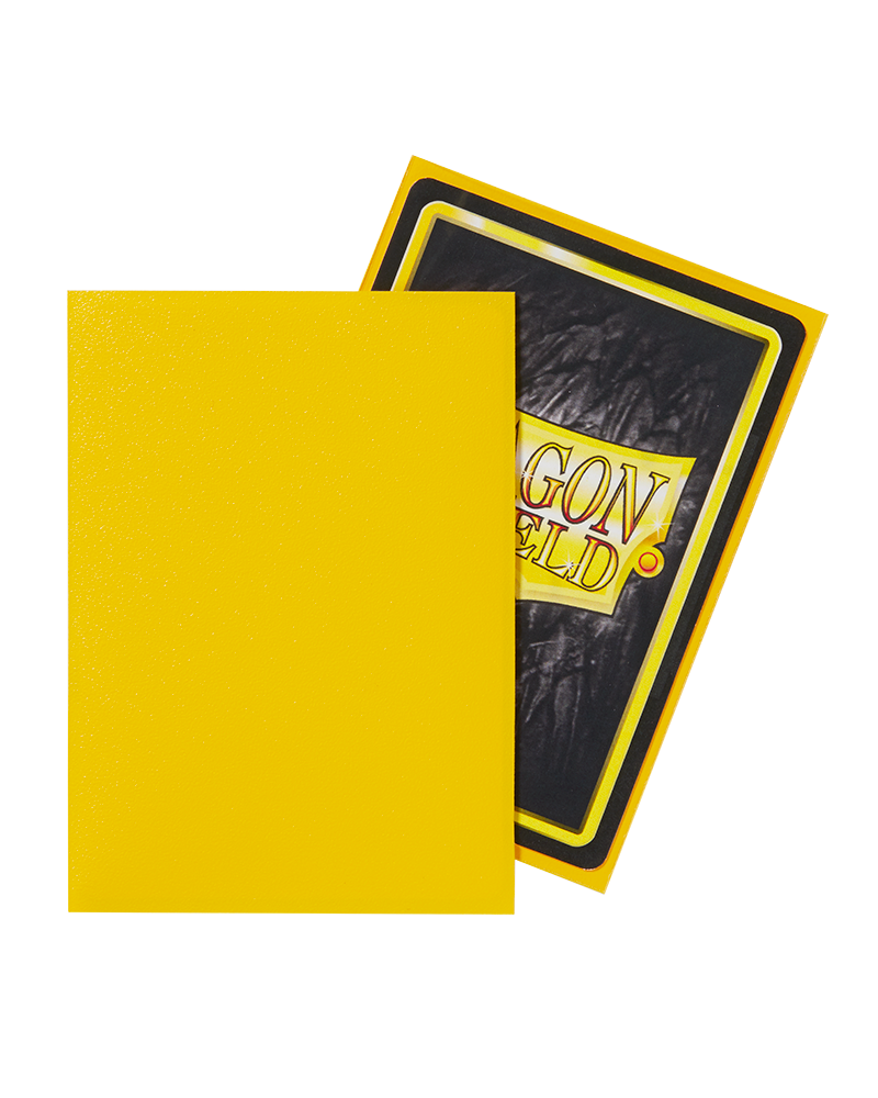 Dragon Shield: Yellow - Matte Sleeves - Standard Size