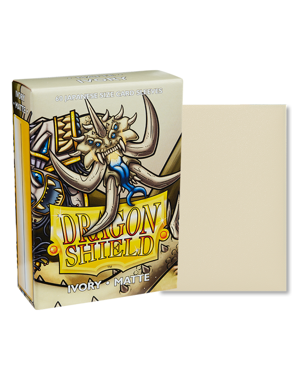 Dragon Shield: Ivory - Matte Sleeves - Japanese Size