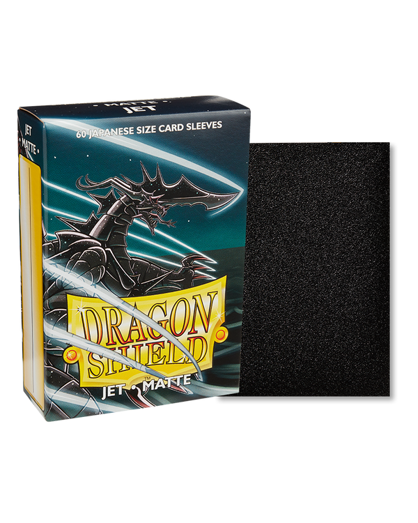 Dragon Shield: Jet - Matte Sleeves - Japanese Size