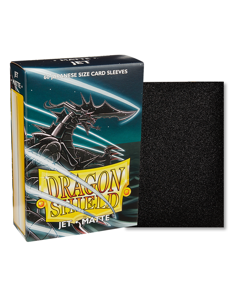 Dragon Shield: Jet - Matte Sleeves - Japanese Size