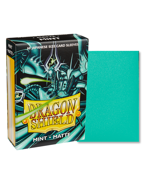 Dragon Shield: Mint - Matte Sleeves - Japanese Size