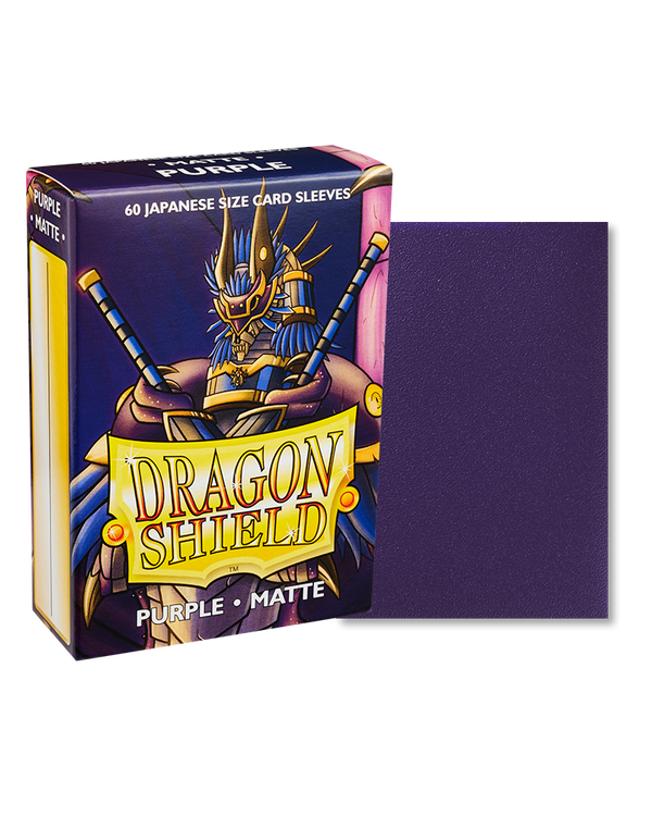 Dragon Shield: Purple - Matte Sleeves - Japanese Size