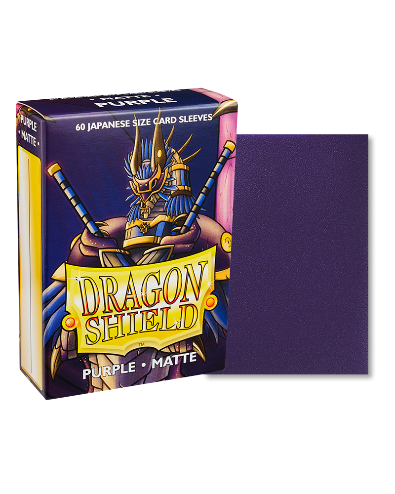 Dragon Shield: Purple - Matte Sleeves - Japanese Size