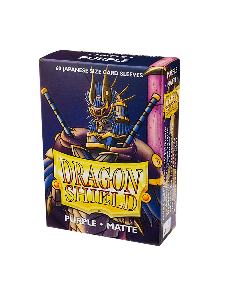 Dragon Shield: Purple - Matte Sleeves - Japanese Size