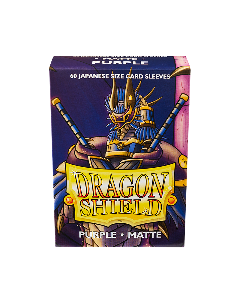 Dragon Shield: Purple - Matte Sleeves - Japanese Size