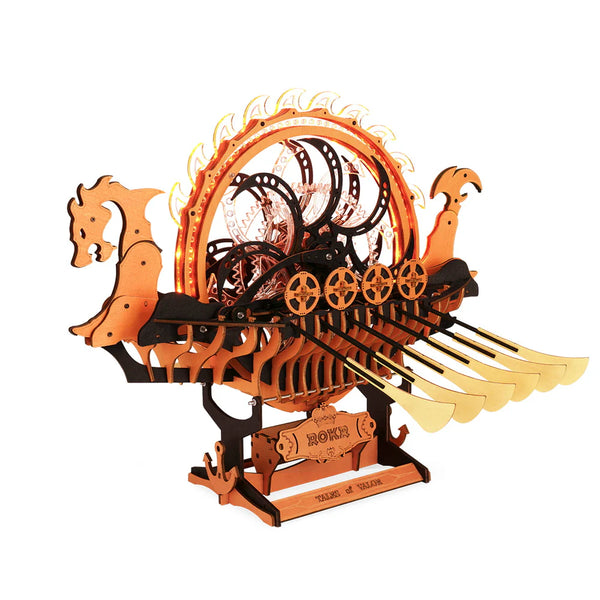 Robotime ROKR Viking Dragon Ship Mechanical 3D Wooden Puzzle LK802 (Pre-Order)