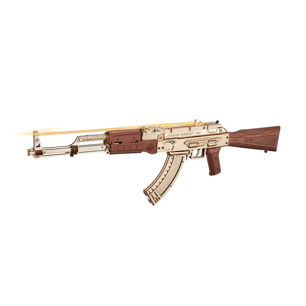 Robotime ROKR AK-47 Assault Rifle Toy Gun 3D Wooden Puzzle LQ901 (Pre-Order)