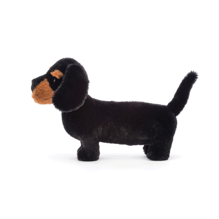 JELLYCAT FREDDIE SAUSAGE DOG BLACK 19X15X35 CM