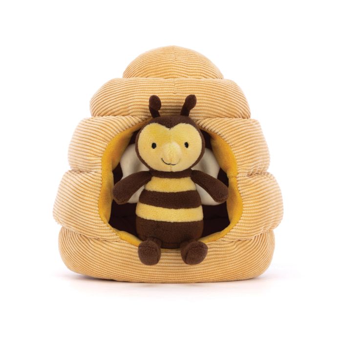 JELLYCAT HONEYHOME BEE BLACK & YELLOW 13X17X18 CM