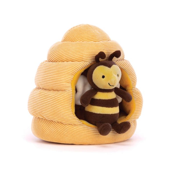 JELLYCAT HONEYHOME BEE BLACK & YELLOW 13X17X18 CM