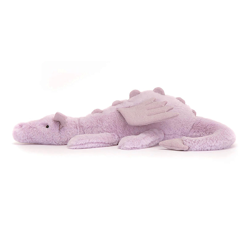 JELLYCAT LAVENDER DRAGON LARGE LILAC 14X50X12 CM