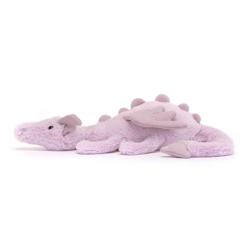 JELLYCAT LAVENDER DRAGON LITTLE LILAC 7X26X7 CM