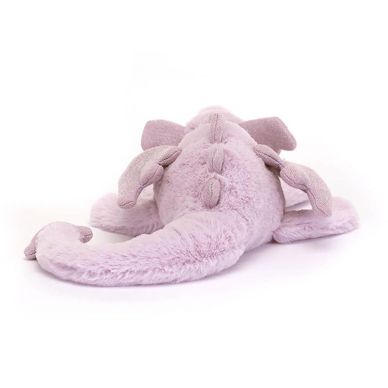 JELLYCAT LAVENDER DRAGON LITTLE LILAC 7X26X7 CM